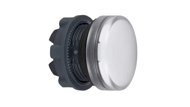 Schneider Electric White Pilot Light Head, 22 mm Cutout Harmony XB5 Series | ZB5AV01