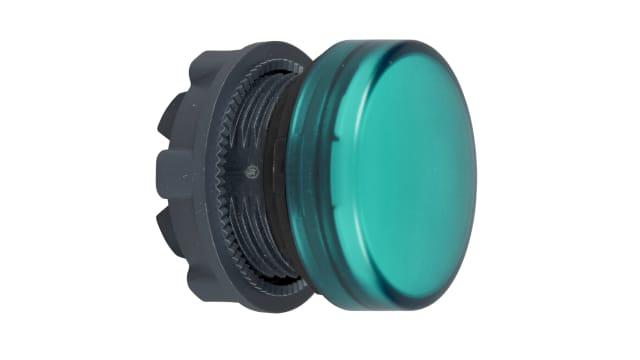 Schneider Electric Green Pilot Light Head, 22 mm Cutout Harmony XB5 Series | ZB5AV033