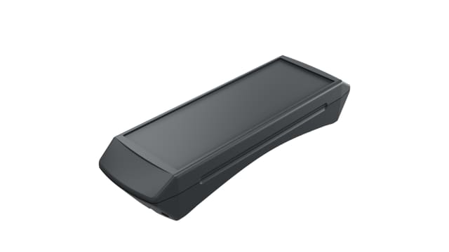 Rose Beluga Series Grey, Black Polyamide Handheld Enclosure Integral Battery Compartment Display Window, IP65, 117 mm x | 270205010