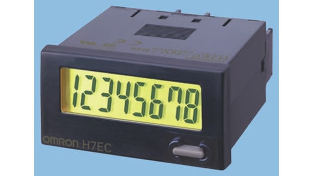 Omron H7E Counter, 7 Digit LCD, 4.5 → 30 V dc | H7ET-NV-H