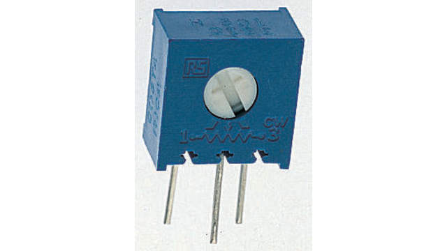 1 kΩ, Through Hole Trimmer Potentiometer, Pin 0.5 W Side Adjust Bourns, 3386 | 3386H-1-102LF