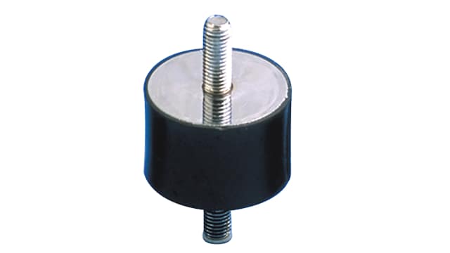 Paulstra Hutchinson M8 Anti Vibration Mount, Male to Male Bobbin with 80daN Compression Load | 521340