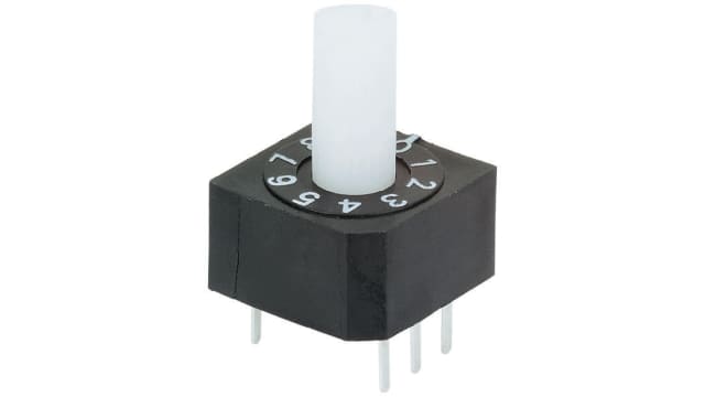 Omron Rotary Shaft DIP Switch Through Hole | A6A-10RS