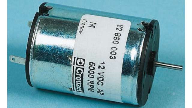 Crouzet Brushed DC Motor, 3 W, 4.5 → 30 V dc, 7.7 mNm, 3700 rpm, 2mm Shaft Diameter | 82860003