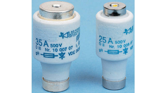 SIBA 4 A D2 Diazed Fuse, E27 Thread Size, gR, 500 V ac | 10-005-07/4A