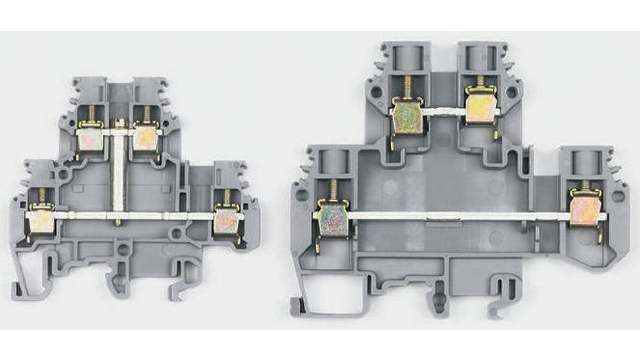 Entrelec 1SNA115498R1700 SNA Series Double Level Terminal Block Grey, 6 mm², 2-Level, Screw | 1SNA115498R1700