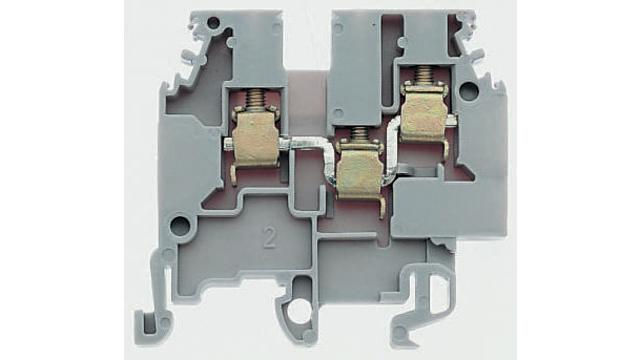 Entrelec 1SNA125468R2200 SNA Series DIN Rail Terminal Block Blue, 4 mm², 1-Level, Screw | 1SNA125468R2200