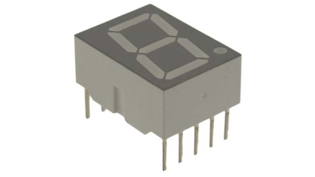 Broadcom 1 7 Segment LED Display Anode Red 4.2mcd Right Side 14.2 mm | HDSP-H101