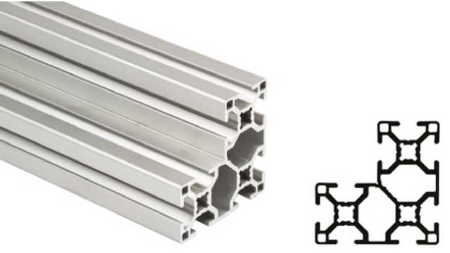 Bosch Rexroth Silver Aluminium Strut Profile 30 x 60 mm 8 mm Groove, 2000 mm Length,  Series MGE 13.2 | 3842993016/2000