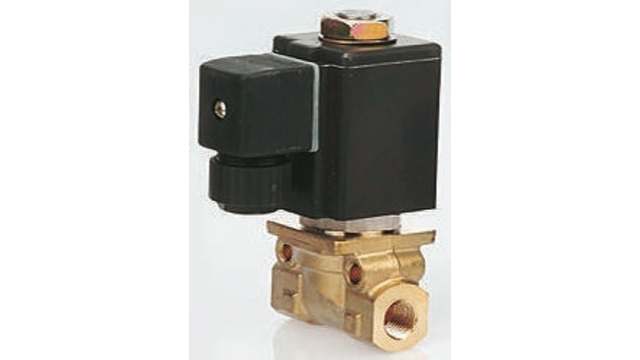 Burkert Solenoid Valve 023897, 2 Port, NC, 110 V ac 6.35 mm, 6.35 mm | 023897