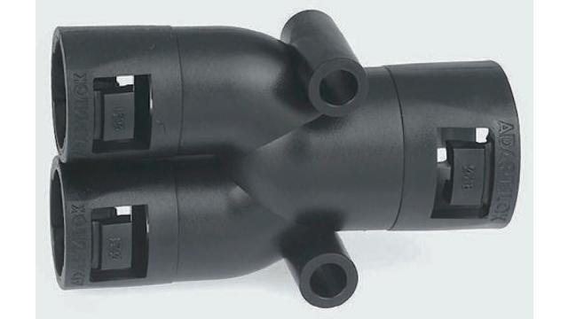 Adaptaflex Conduit, Conduit Fitting, Polyamide 66, Black IP66  rating | 7TCA296000R0913  AL282121/Y/BL