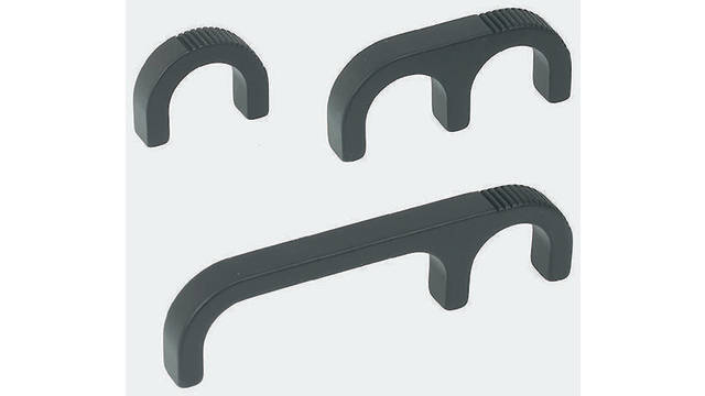 Southco Black Aluminium Handle 27 mm Height, 6.4 mm Width, 86 mm Length | B4-50-303-15