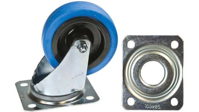 Tente Swivel Castor Wheel, 250kg Capacity, 125mm Wheel | 3470UFR125P63BLUE