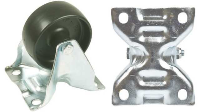 Tente Fixed Castor Wheel, 125kg Capacity, 80mm Wheel | 3478POO080P62