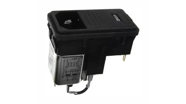 Male IEC/EN 60939 IEC Filter Snap-In 5 x 20mm,Solder,Rated At 2A,250 V ac Operating Frequency 0 → 400Hz | FN372-2-21