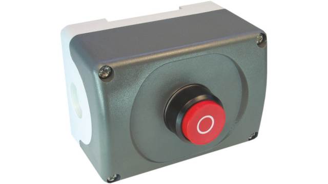 ABB Enclosed Push Button, Plastic, Red, IP66 | 1TVC101000P3102