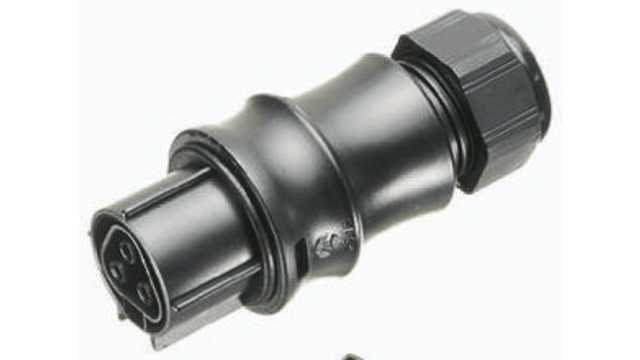 Wieland RST20i3 Series Cable Circular Connector Female Screw, 3-Pole, 20A, IP68 | 96.031.4153.1