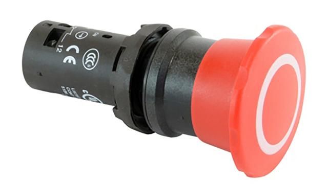 ABB 1SFA Series Pull Release Emergency Stop Push Button, Panel Mount, 22.5mm Cutout, SPDT, IP66, IP67, IP69K | CE3P-10R-11