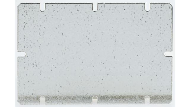 Fibox Steel Enclosure Accessory Mounting Plate, 48 mm W, 98 mm L for Use with MNX Series | MIV 100 MOUNTING PLATE