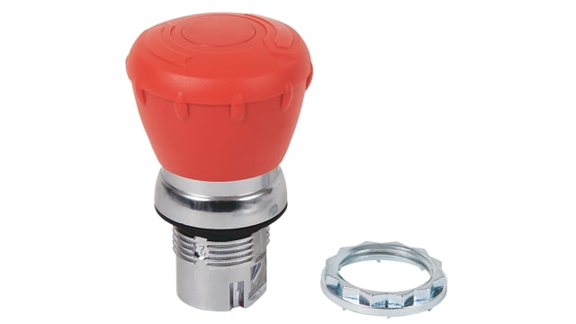 Allen Bradley 800FM Series, Twist Release, Emergency Stop Push Button Head | 800FM-MT44