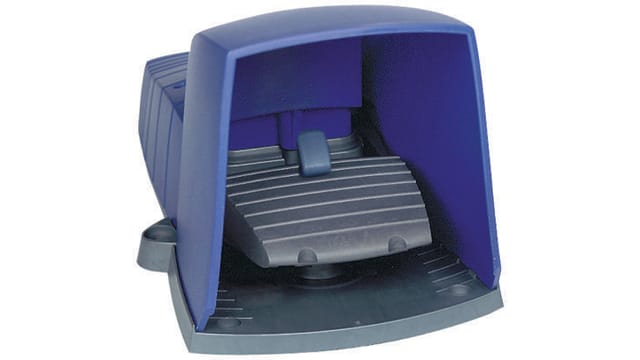 Schneider Electric Industrial Duty Momentary On-Off Foot Switch - Plastic Case Material, 2NO/2NC, 270 mA @ 250 V dc, 3 | XPEB511