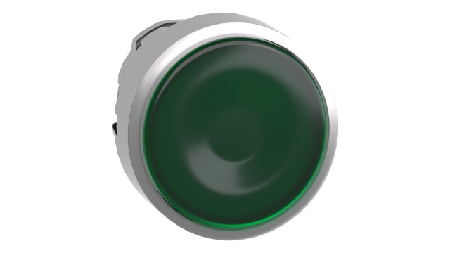 Schneider Electric Harmony XB4 Series Green Maintained Push Button Head, 22 mm Cutout, IP66, IP67, IP69K | ZB4BH033