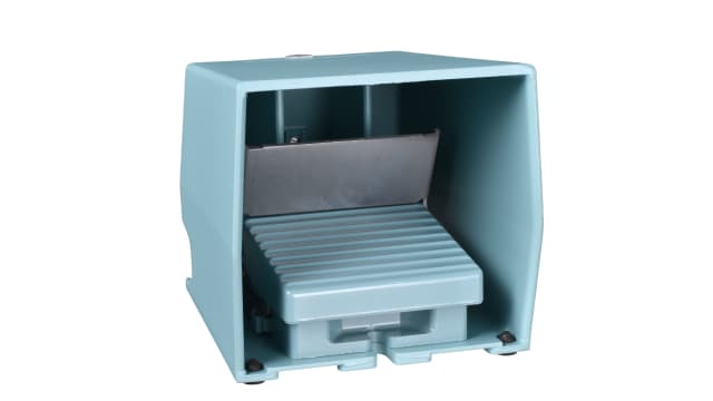 Schneider Electric Industrial Duty Momentary On-Off Foot Switch - Metal Case Material, 2NO/2NC, 270 mA @ 250 V dc, 3 A | XPEM511