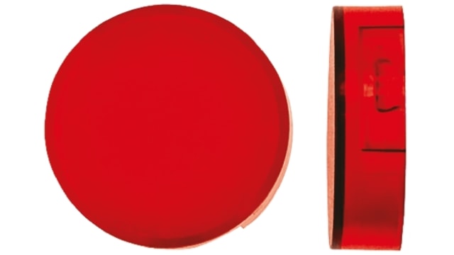 Omron Red Round Push Button Lens for Use with A16 Series LED/Incandescent Lamp Push Button Switch | A165L-TR