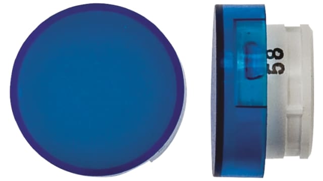 Omron Blue Round Push Button Lens for Use with A16 Series LED/Incandescent Lamp Push Button Switch | A165L-TA