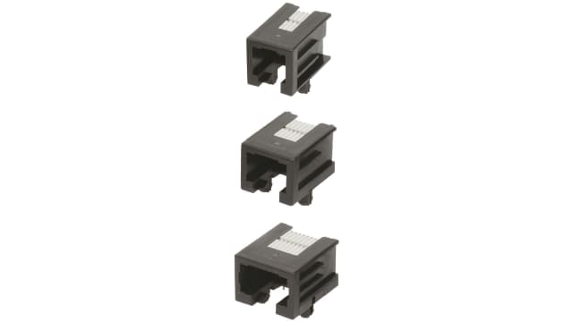 TE Connectivity RJ14 Connector Right Angle 6/4 -Way | 1-1705950-2