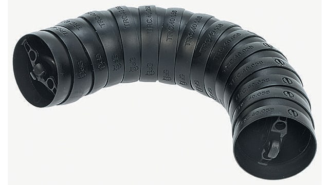 Igus TRC.70 Black, W81 mm x D81 mm, L1 m, 110 mm Min. Bend Radius, Igumid NB | TRC.70.110.0