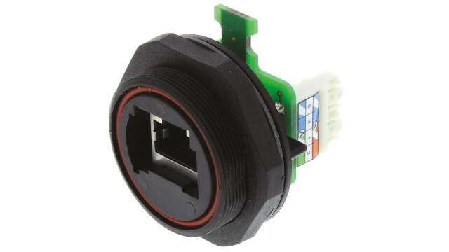 Bulgin Buccaneer Series 1 Port RJ45 Shielded Coupler, Cat5e | PX0839/IDC