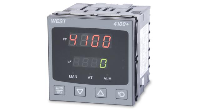 West Instruments P4100 PID Temperature Controller, 96 x 96 (1/4 DIN)mm, 1 Output Relay, 100 → 240 V ac Supply Voltage | P4100-2100-000R