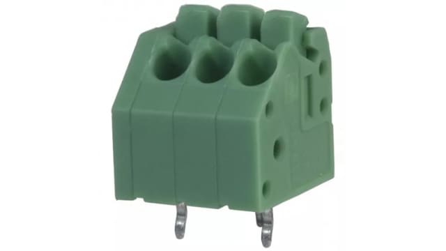 Phoenix Contact PCB Terminal Block, 3.5mm Pitch, Through Hole Mount, 1-Row, Solder Termination | 1985205