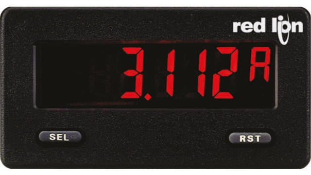 Red Lion CUB5I Digital Ammeter 200 mA DC, 33 mm x 68 mm, 0.1 % | CUB5IR00