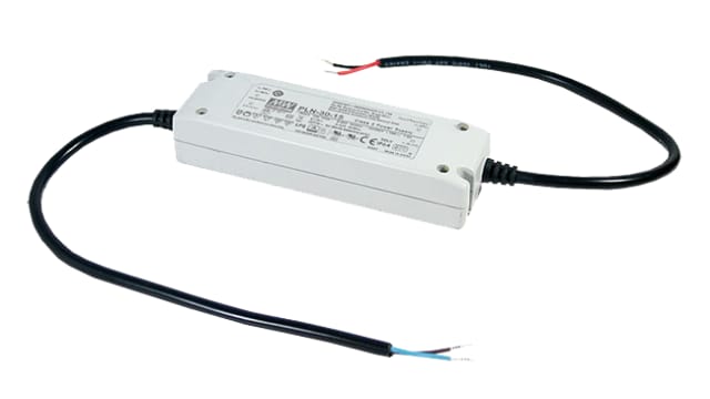 MEAN WELL LED Driver, 16.8/24 V Output, 30 W Output, 1.25 A | PLN-30-24
