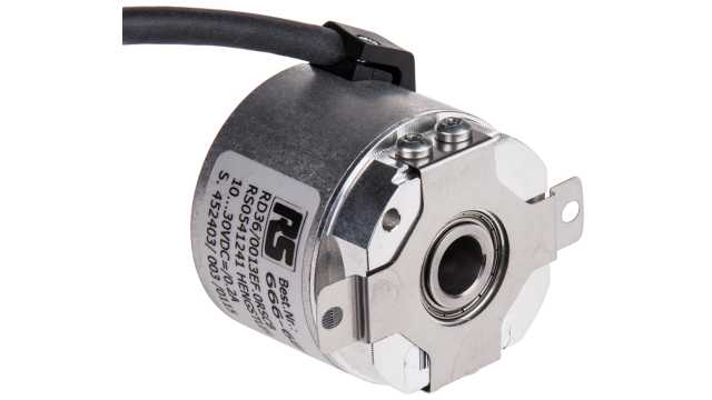 Hengstler 5 V 2048 ppr Pulse Absolute Encoder with a 8 mm Through Hollow Shaft Shaft, Spring | AD36/0013EF.0RSCB