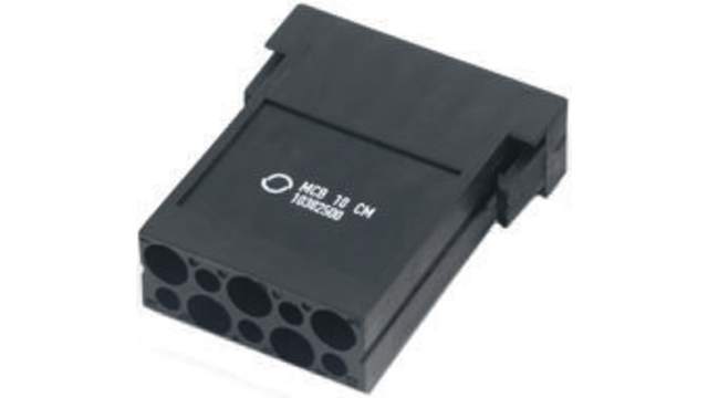 EPIC Heavy Duty Power Connector Module, 10A, Female, H-D 1.6, MCB Series, 10 Contacts | 10382500 + 13163000