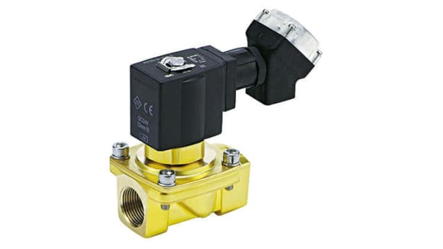 SMC Solenoid Valve VXEZ2240-04F-5DO1, 2 Port, NC, 24 V 1/2 in | VXEZ2240-04F-5DO1