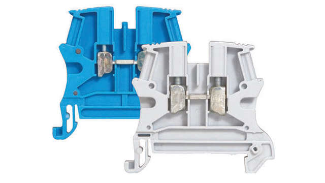 Legrand 0 371 01 371 Series DIN Rail Terminal Block Blue, 4 mm², 1-Level, Screw | 0 371 01