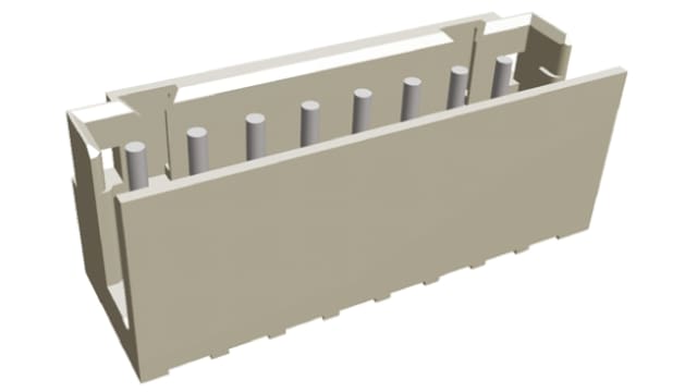 TE Connectivity AMP CT Series Straight Through Hole PCB Header, 8 Contact(s), 2 mm Pitch, 1 Row, Shrouded | 292132-8