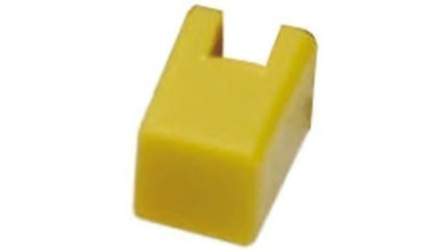 Omron Yellow Tactile Switch Cap for Series B3F-1000, Series B3F-3000, Series B3FS, Series B3W-1000 | B32-1030