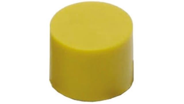 Omron Yellow Tactile Switch Cap for Series B3F-4000, Series B3W-4000, Series B3F-5000, B32-1630 | B32-1630