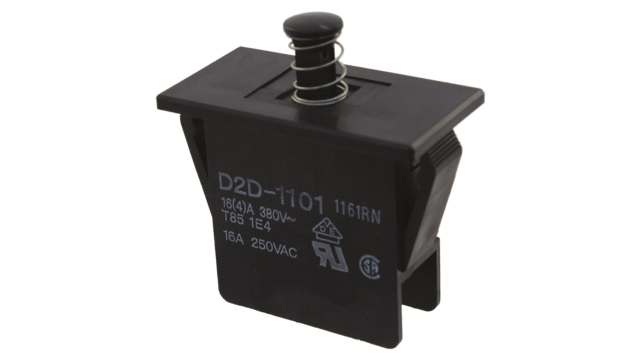 Omron Door Micro Switch Plunger, SPST 16 A IP40, 85 °C, -25 °C | D2D-1102