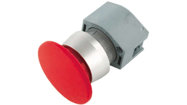 EAO 04 Series Red Momentary Push Button Head, 22.5 mm Cutout, IP65 | 704.071.2
