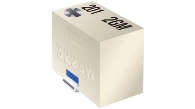 1 kΩ, Surface Mount Trimmer Potentiometer, J-Hook 0.125 W Side Adjust Bourns, 3223 | 3223J-1-102E