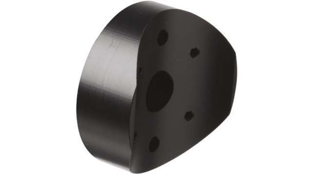 Werma Incandescent Black Pole Adapter for use with 894 Traffic Light Beacons, 494 | 975.894.02