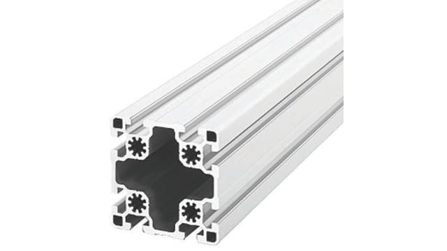 Bosch Rexroth Silver Aluminium Strut Profile 90 x 90 mm 10 mm Groove, 3000 mm Length,  Series MGE 13.2 | 3842992415/3000