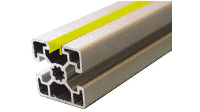 Bosch Rexroth Yellow Polyvinyl Chloride Cover Strip, 10 mm Groove Size, 2 m Length | 3842518369