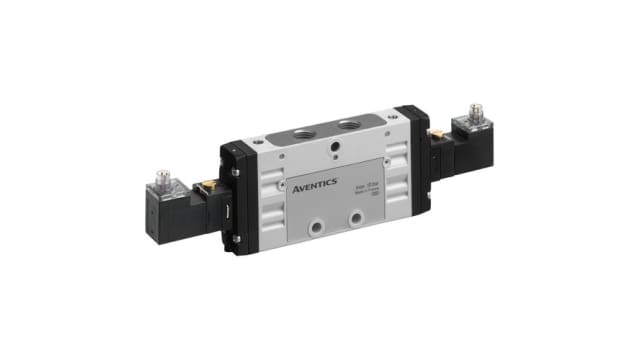 EMERSON ? AVENTICS 5/3 Pneumatic Solenoid Valve - Pilot/Pilot G 1/4 TC15 Series 24V dc | R422100993